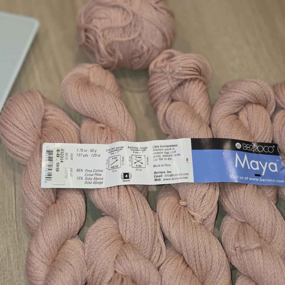 Berroco Maya Pink Yarn